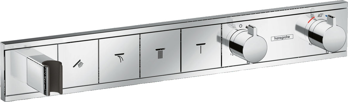 RainSelect Thermostatic mixer for concealed installation for 4 outlets