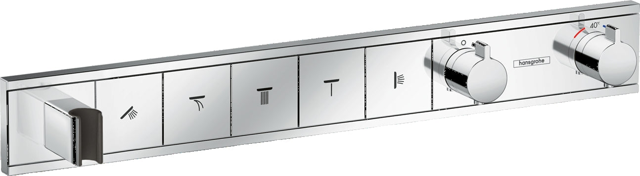 RainSelect Thermostatic mixer for concealed installation for 5 outlets