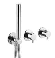 FLORENCE MODULAR THERMOSTATIC
 CONCEALED 2 OUTLET
 SHOWER VALVE WITH
 ATTACHED HANDSET