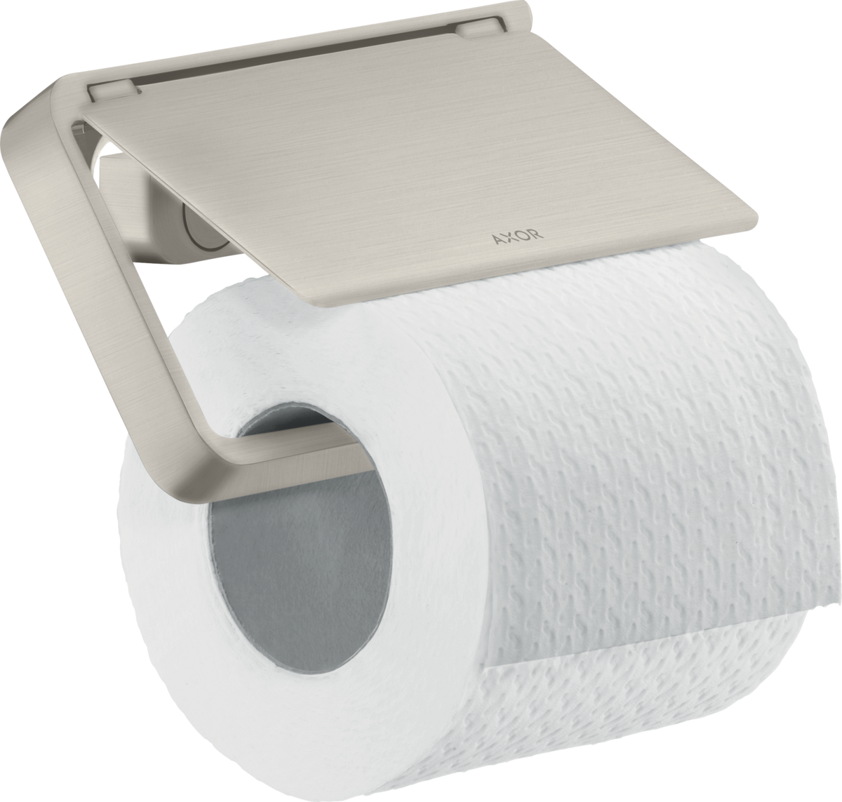 AXOR Universal Softsquare Toilet roll holder with cover