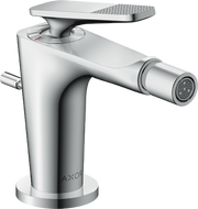 AXOR Citterio C Single lever bidet mixer with pop-up waste set - cubic cut
