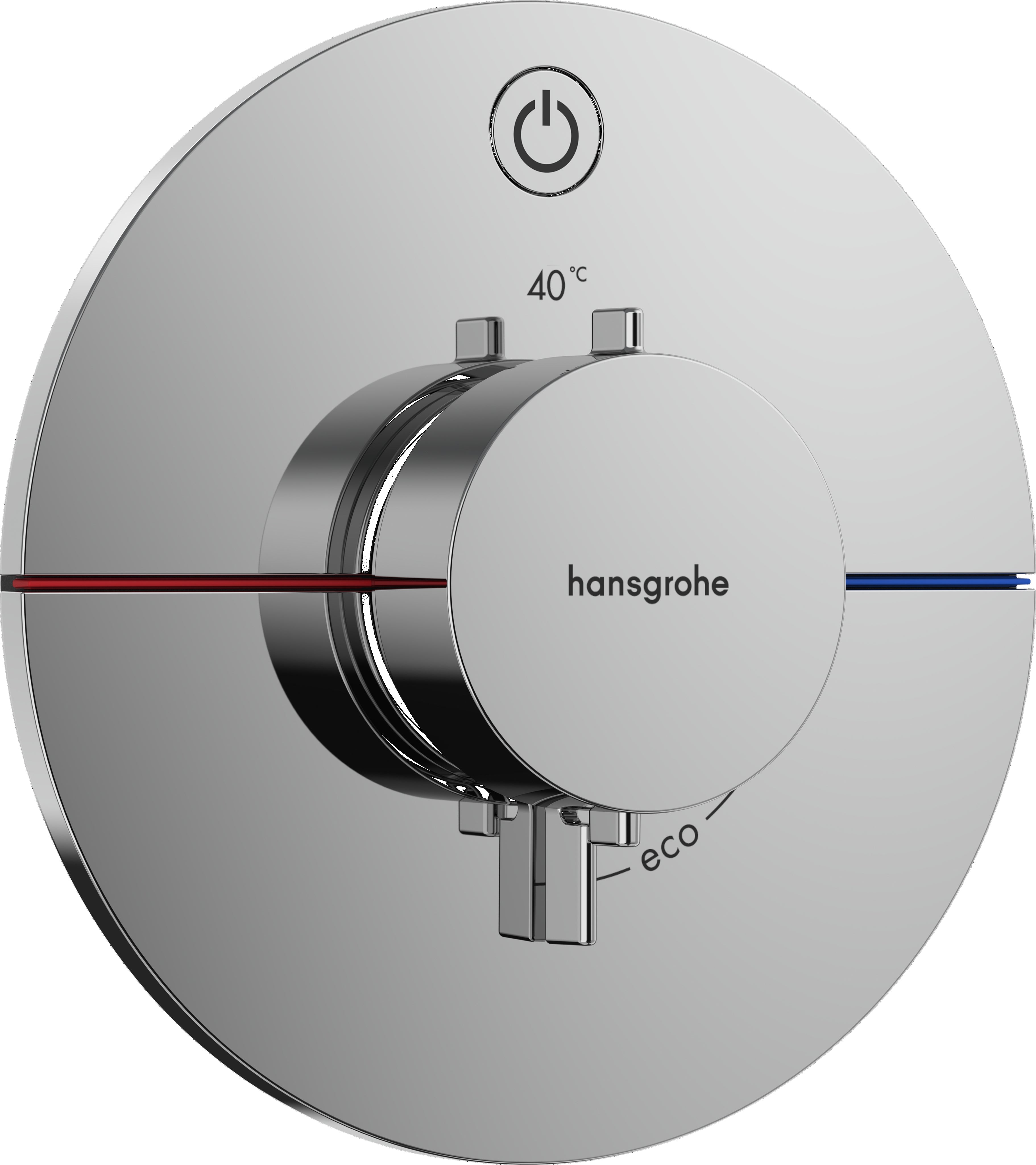 ShowerSelect Comfort S Thermostat for concealed installation for 1 outlet