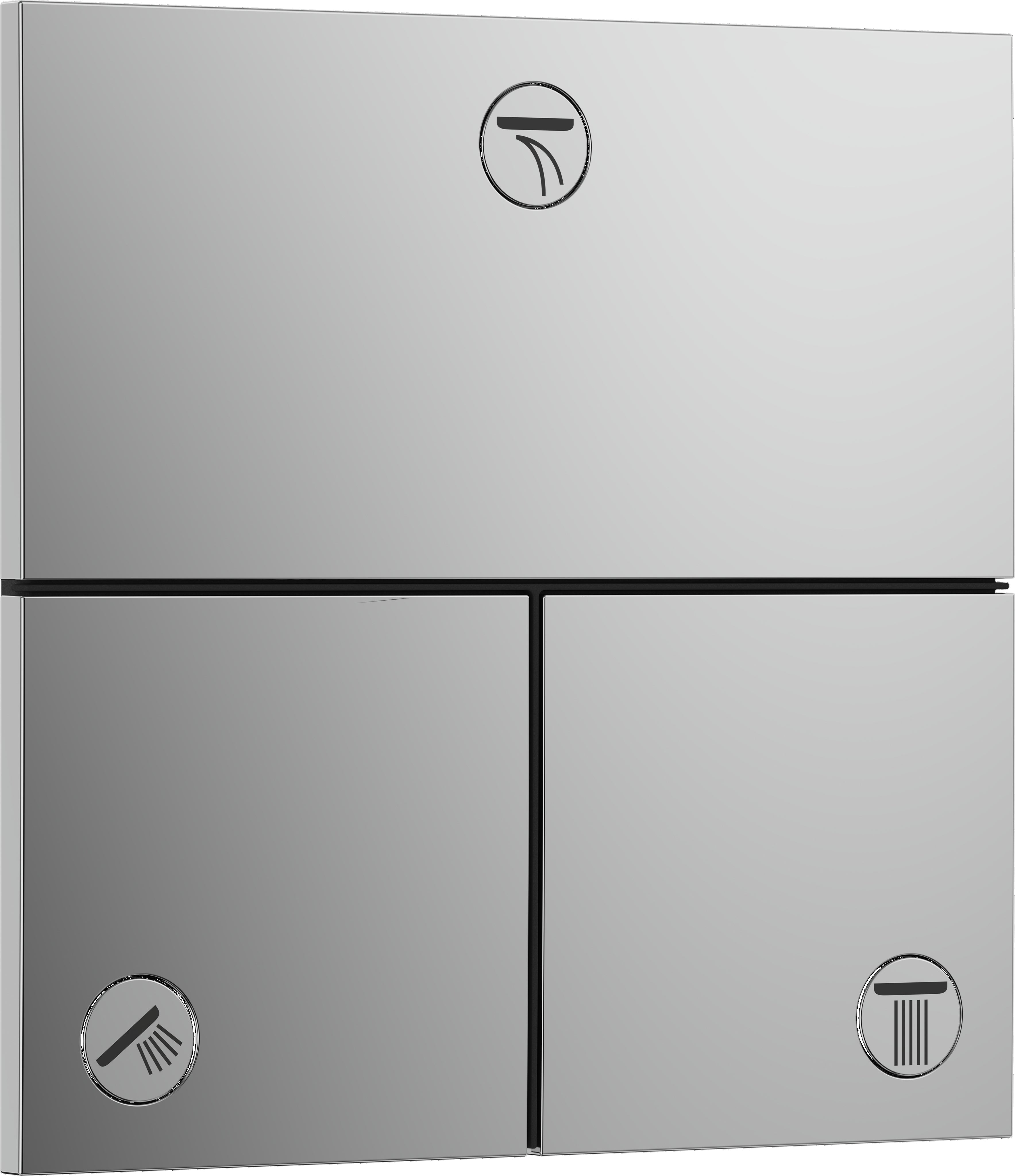 ShowerSelect Comfort E Valve for concealed installation for 3 functions