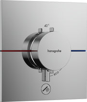 ShowerSelect Comfort E Thermostat for concealed installation for 1 function and additional outlet