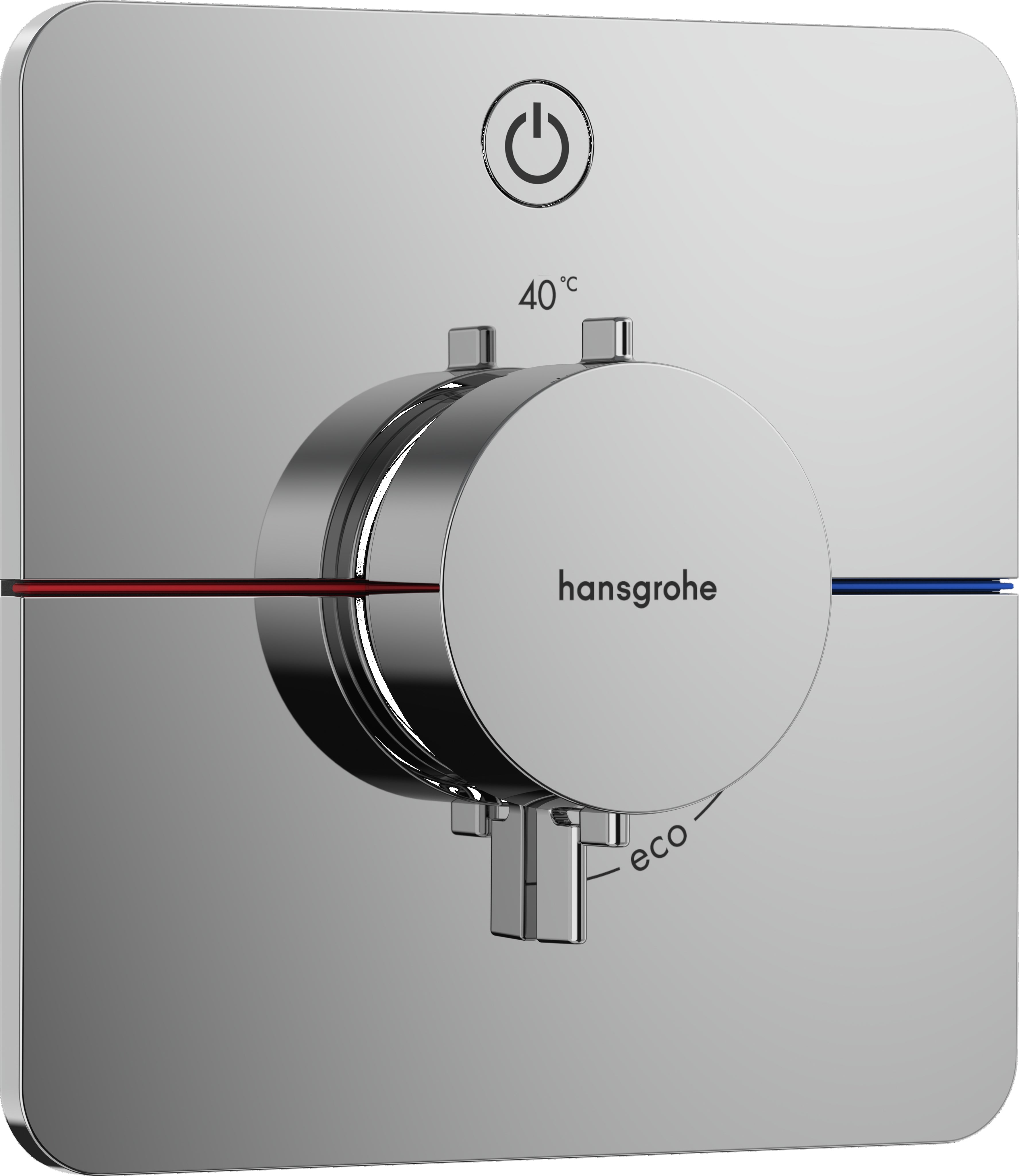 ShowerSelect Comfort Q Thermostat for concealed installation for 1 function