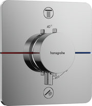 ShowerSelect Comfort Q Thermostat for concealed installation for 2 functions with integrated security combination according to EN1717
