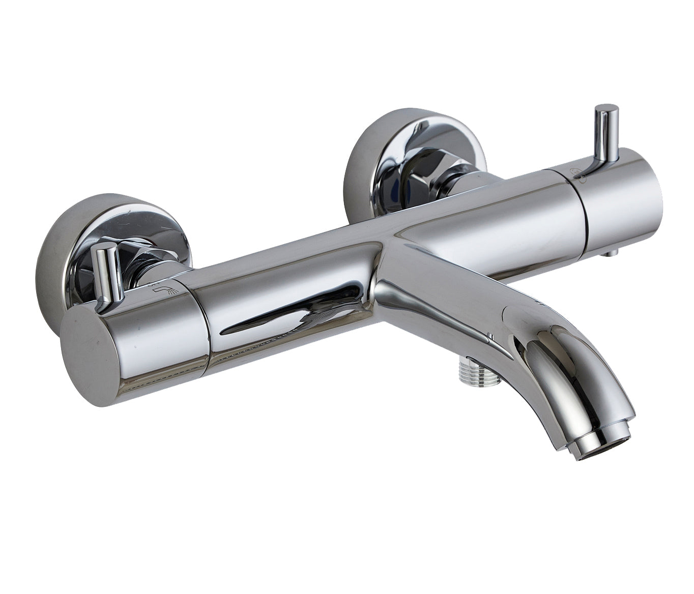 FLORENCE THERMOSTATIC BATH AND SHOWER
 MIXER, WALL MOUNTED