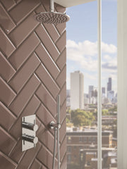FLORENCE THERMOSTATIC CONCEALED
 2 OUTLET SHOWER VALVE