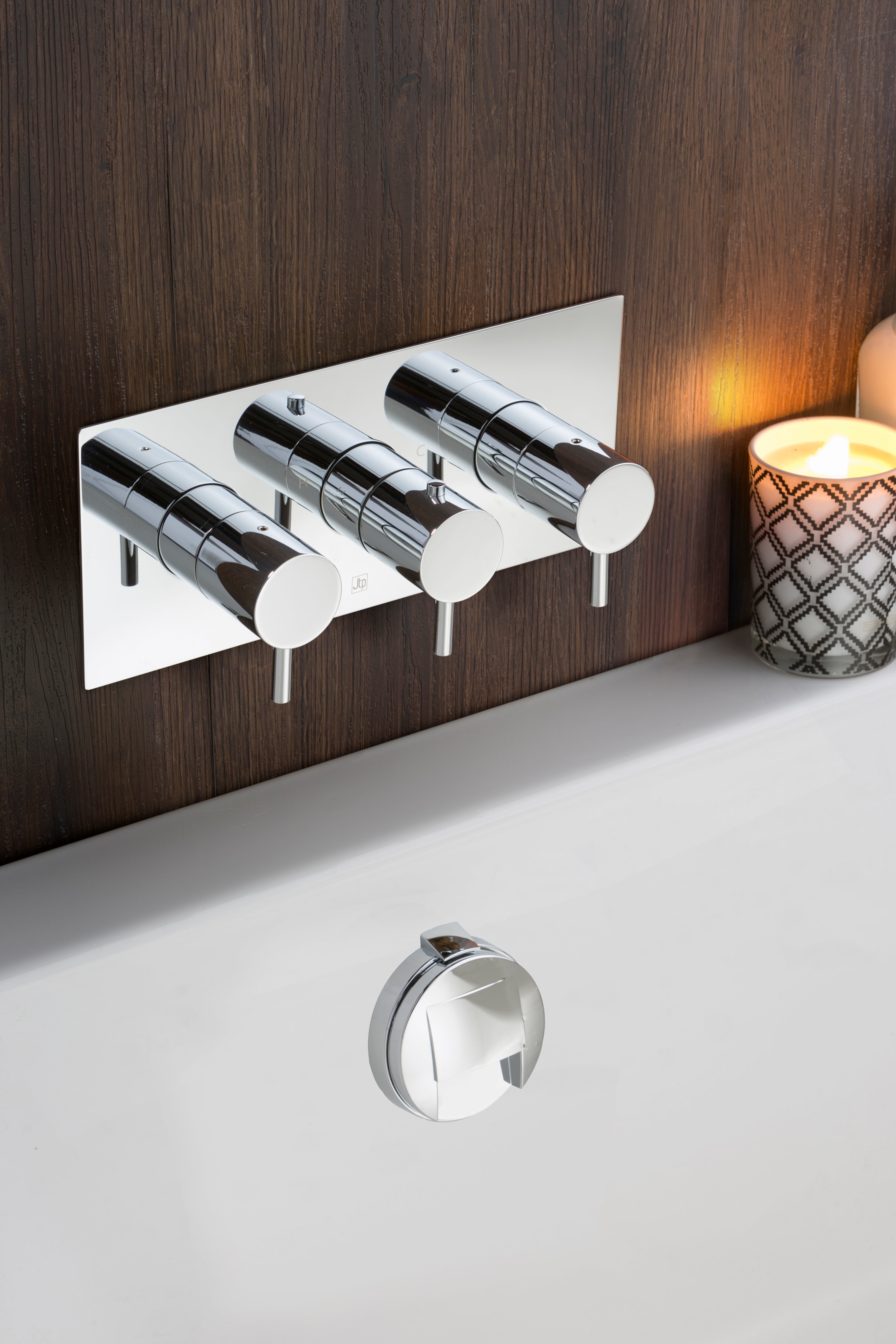 FLORENCE THERMOSTATIC CONCEALED 3 OUTLET
 SHOWER VALVE, HORIZONTAL