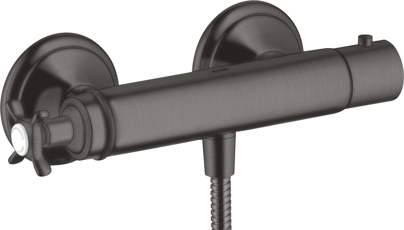AXOR Montreux Thermostatic shower mixer for exposed installation with cross handle