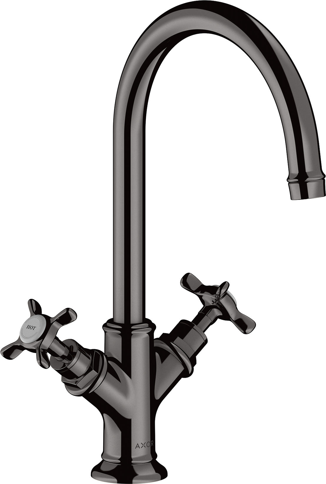 AXOR Montreux 2-handle basin mixer 210 with cross handles without waste