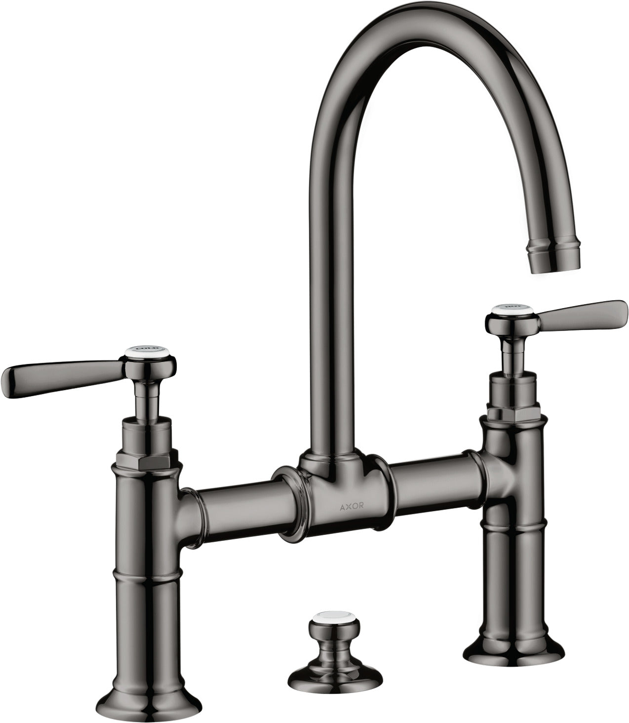 AXOR Montreux 2-handle basin mixer 220 with lever handles and pop-up waste