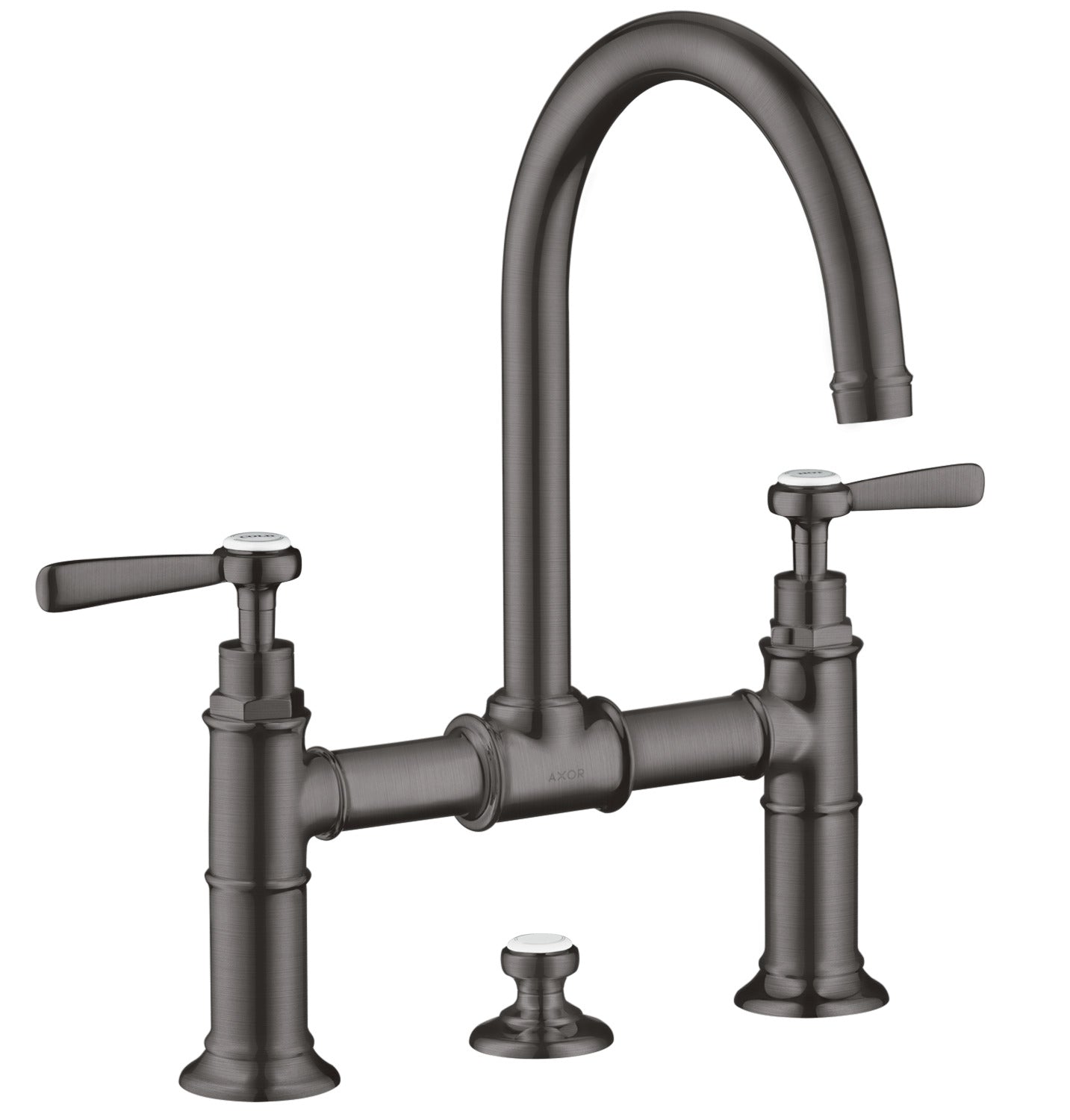 AXOR Montreux 2-handle basin mixer 220 with lever handles and pop-up waste