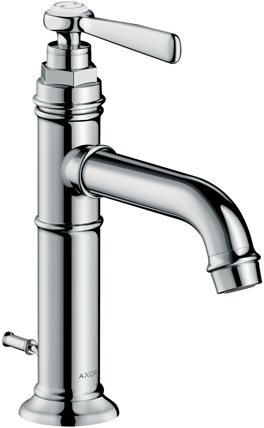 AXOR Montreux Single lever basin mixer 100 with lever handle and pop-up waste
