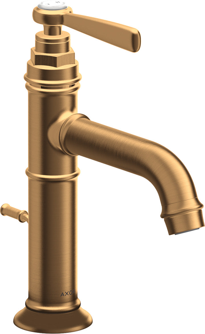 AXOR Montreux Single lever basin mixer 100 with lever handle and pop-up waste