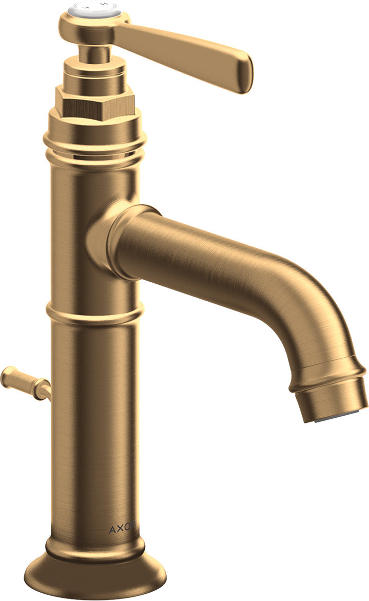 AXOR Montreux Single lever basin mixer 100 with lever handle and pop-up waste