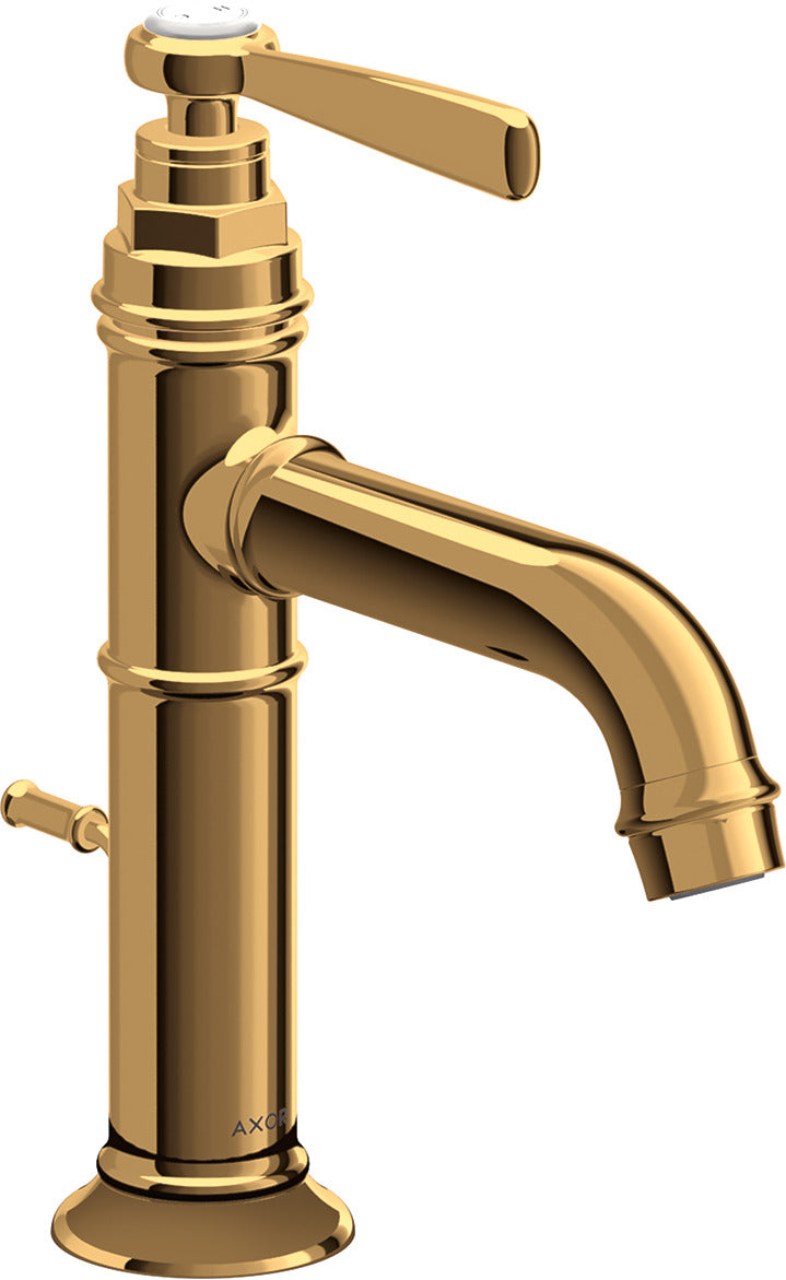 AXOR Montreux Single lever basin mixer 100 with lever handle and pop-up waste
