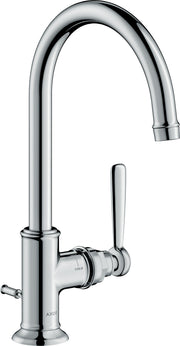 AXOR Montreux Single lever basin mixer 210 with lever handle and pop-up waste