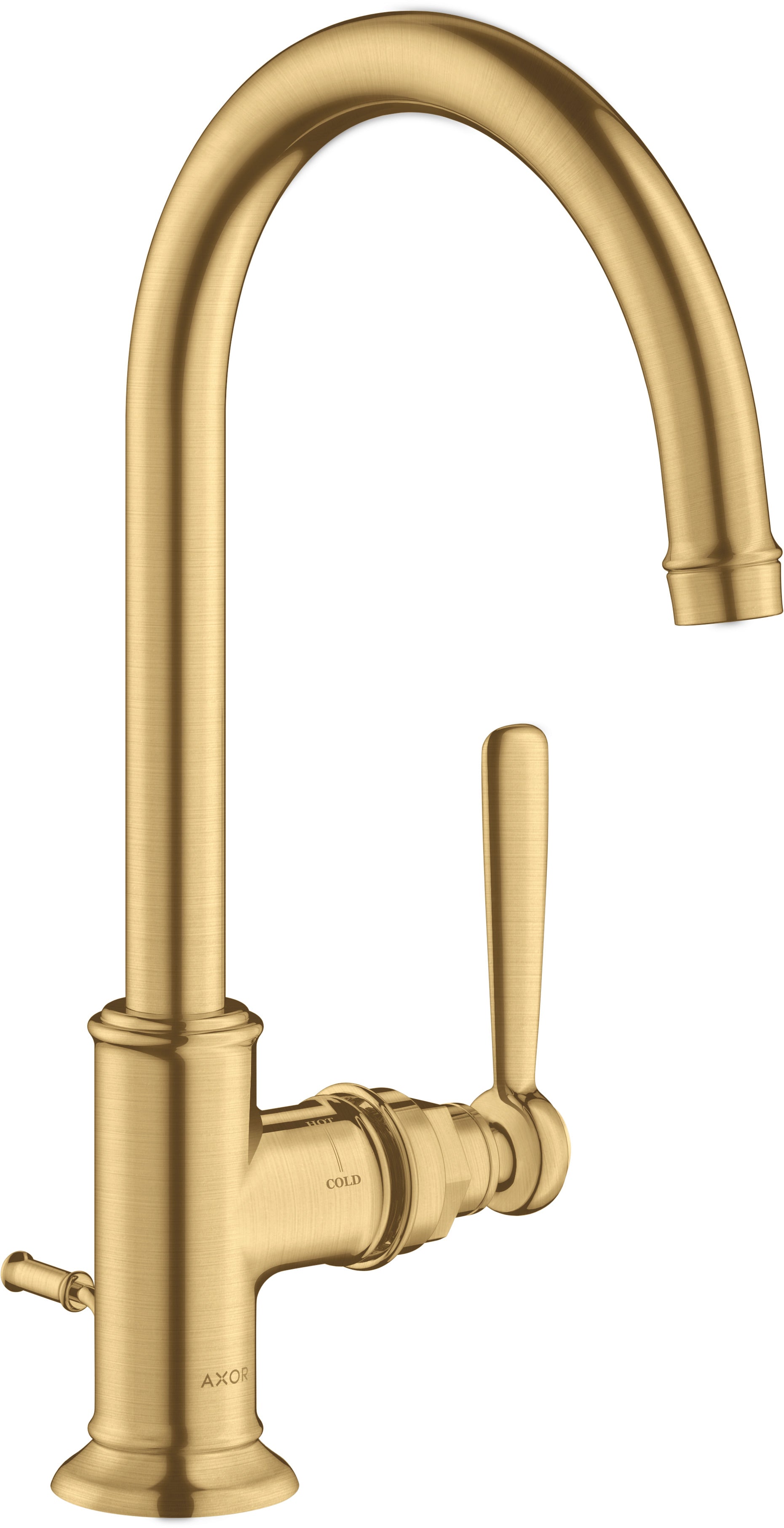 AXOR Montreux Single lever basin mixer 210 with lever handle and pop-up waste