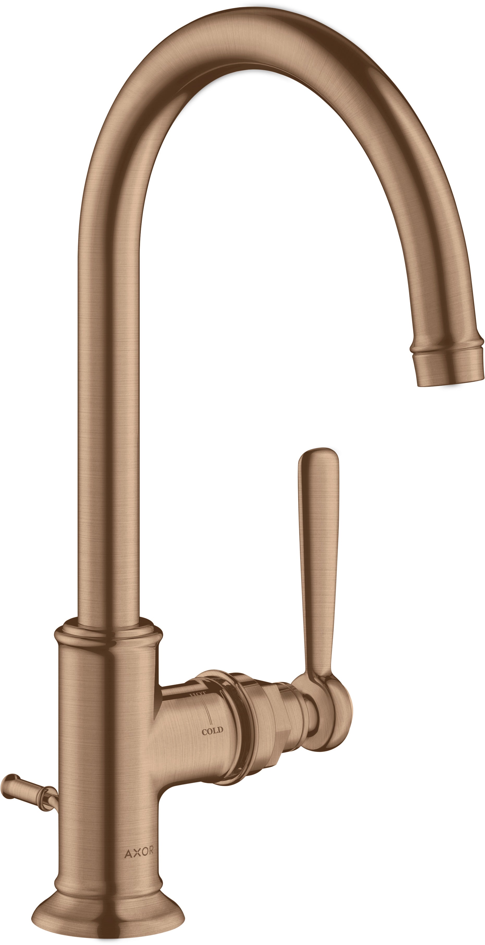 AXOR Montreux Single lever basin mixer 210 with lever handle and pop-up waste