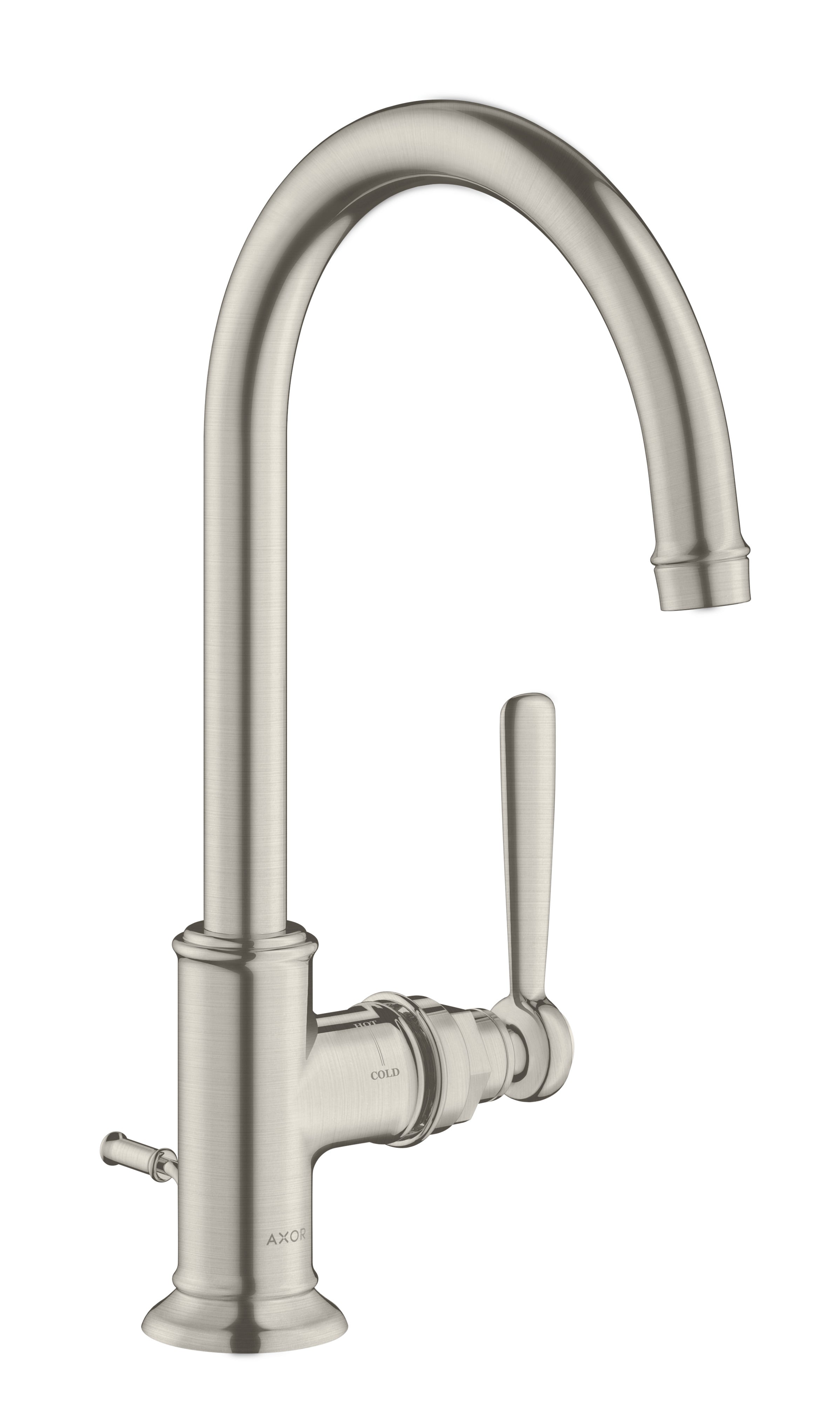 AXOR Montreux Single lever basin mixer 210 with lever handle and pop-up waste