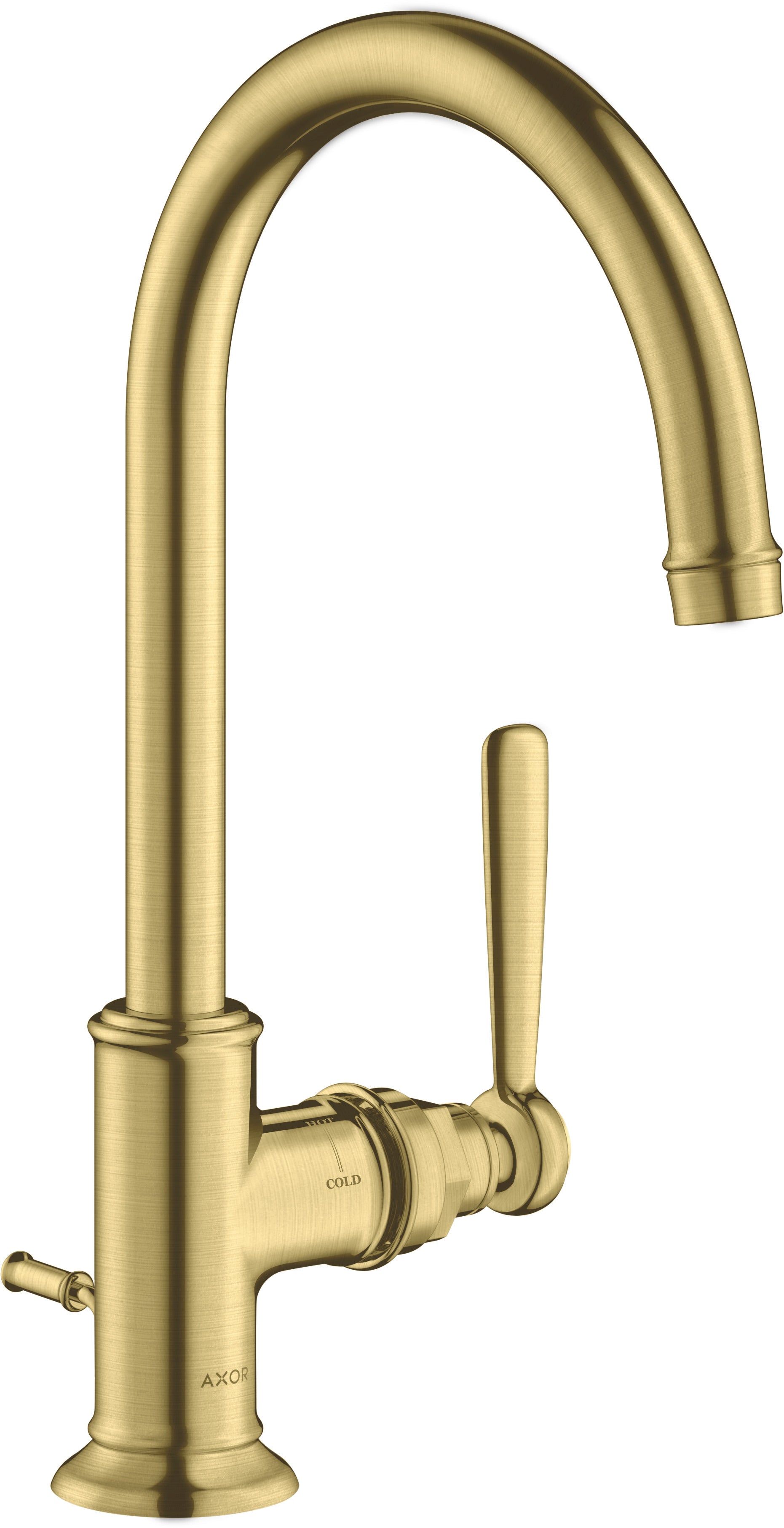 AXOR Montreux Single lever basin mixer 210 with lever handle and pop-up waste