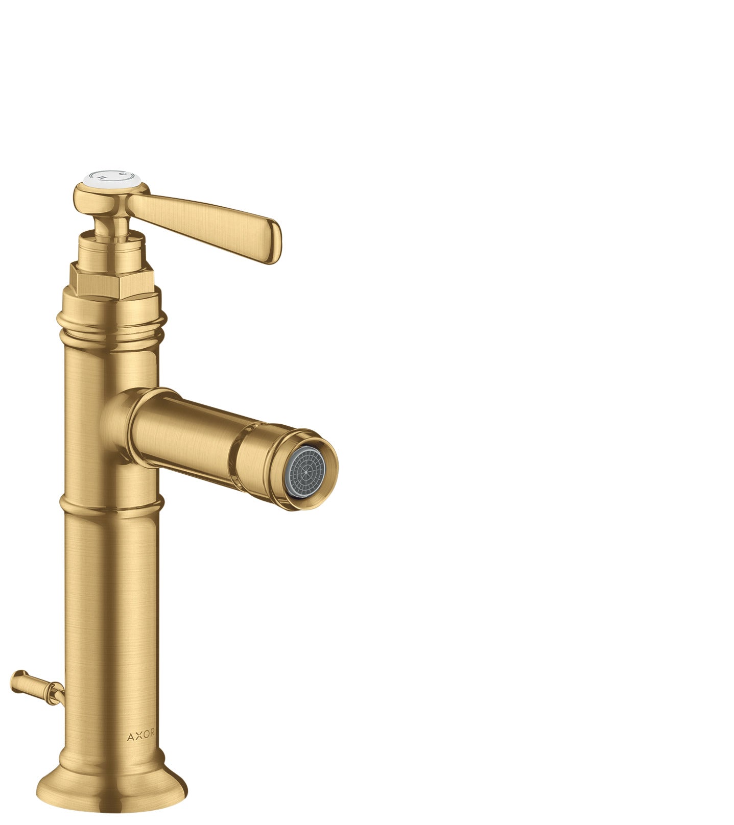 AXOR Montreux Single lever bidet mixer with lever handle and pop-up waste