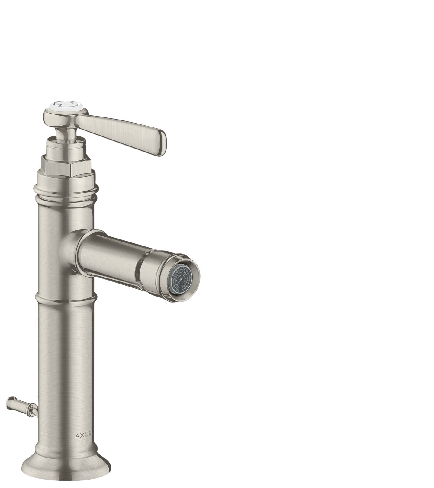 AXOR Montreux Single lever bidet mixer with lever handle and pop-up waste