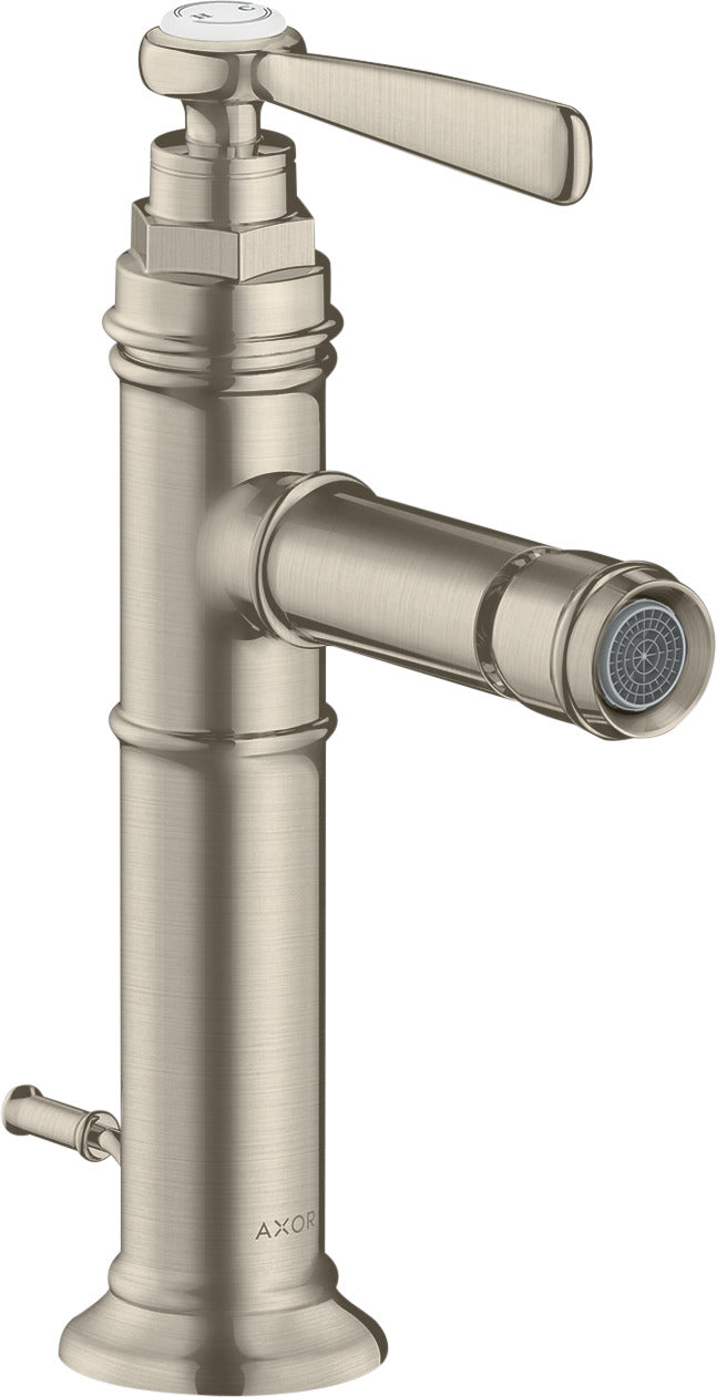 AXOR Montreux Single lever bidet mixer with lever handle and pop-up waste