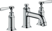 AXOR Montreux 3-hole basin mixer 30 with lever handles and pop-up waste