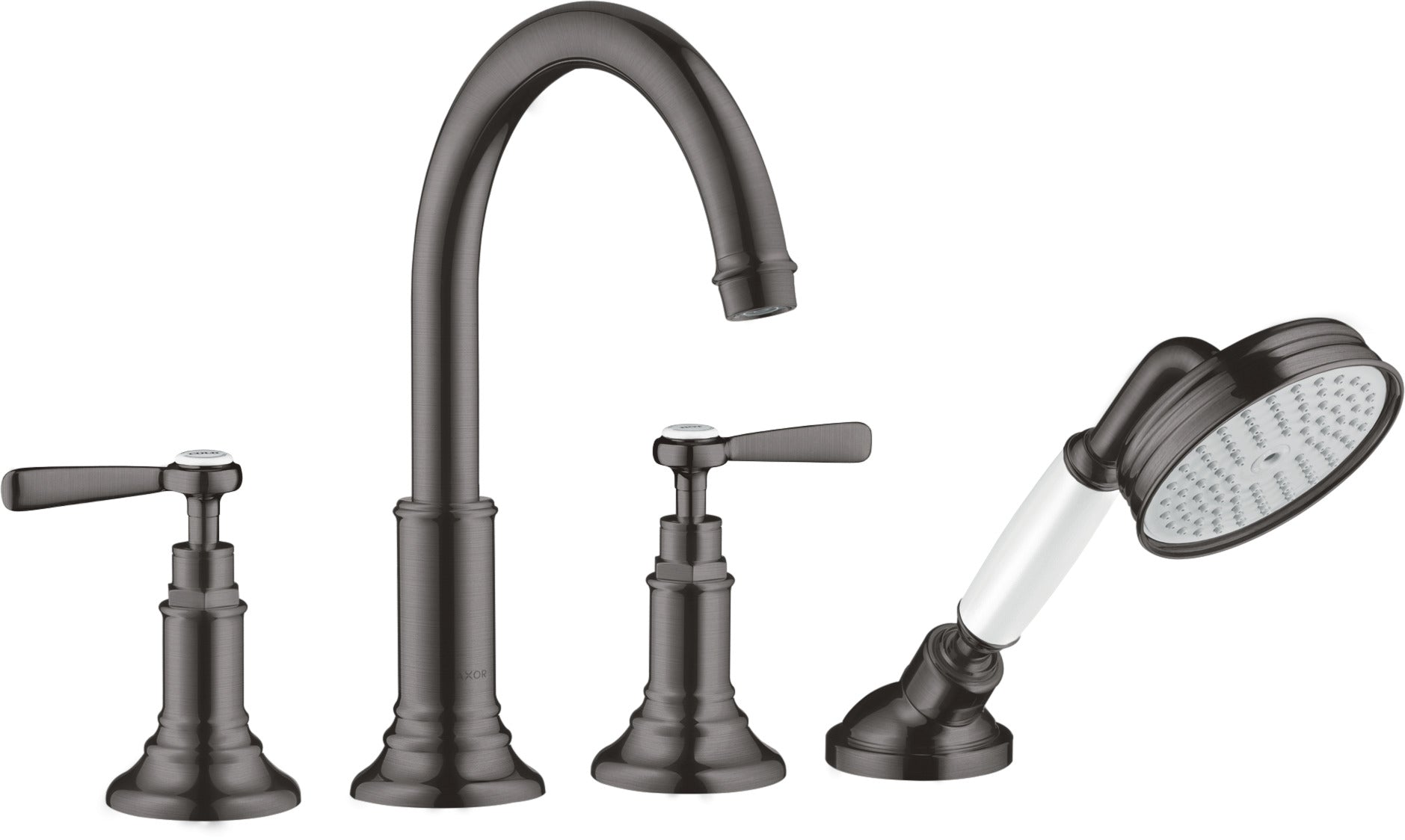 AXOR Montreux 4-hole rim-mounted bath mixer with lever handles
