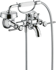 AXOR Montreux 2-handle manual bath mixer for exposed installation with lever handles