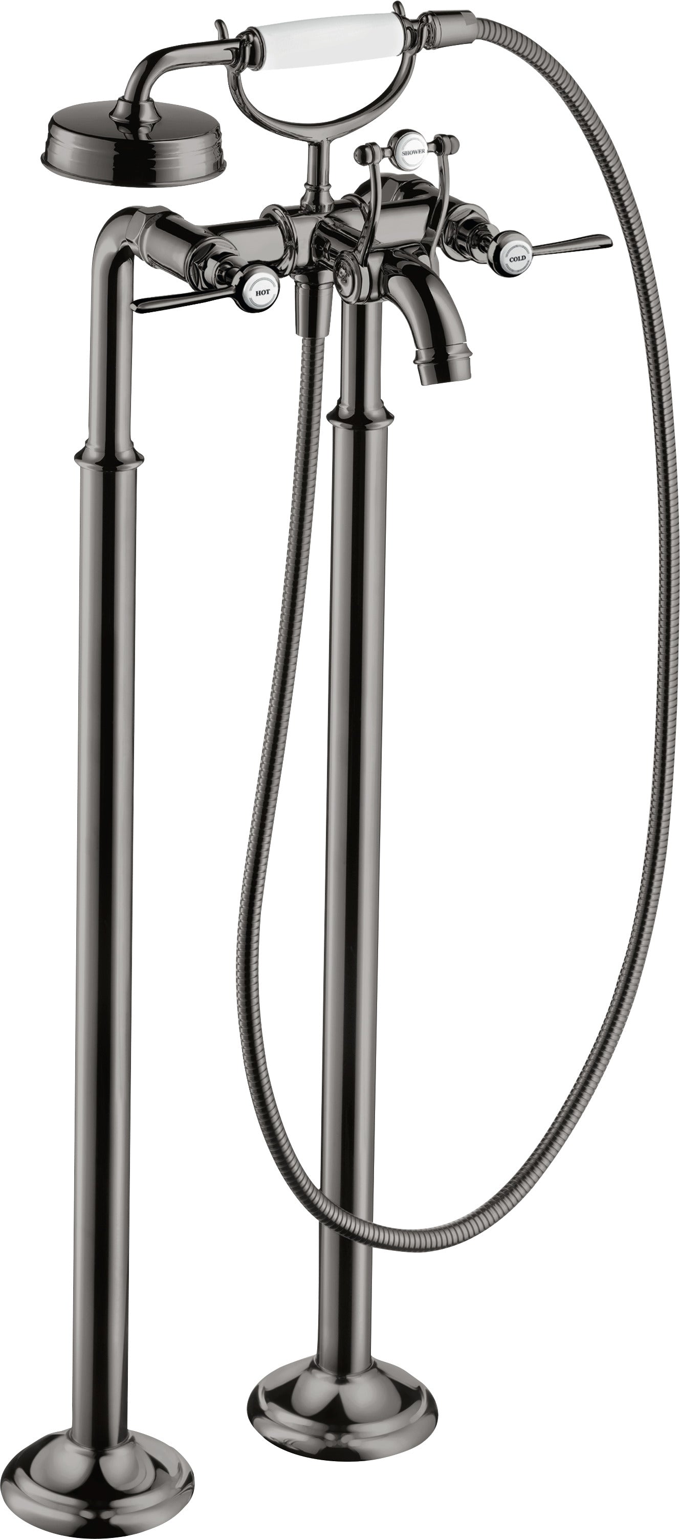 AXOR Montreux 2-handle manual bath mixer floor-standing with lever handles