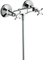 AXOR Montreux 2-handle manual shower mixer for exposed installation with cross handles