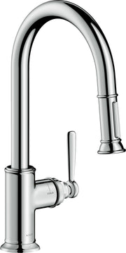 AXOR Montreux Single lever kitchen mixer 180 with pull-out spray