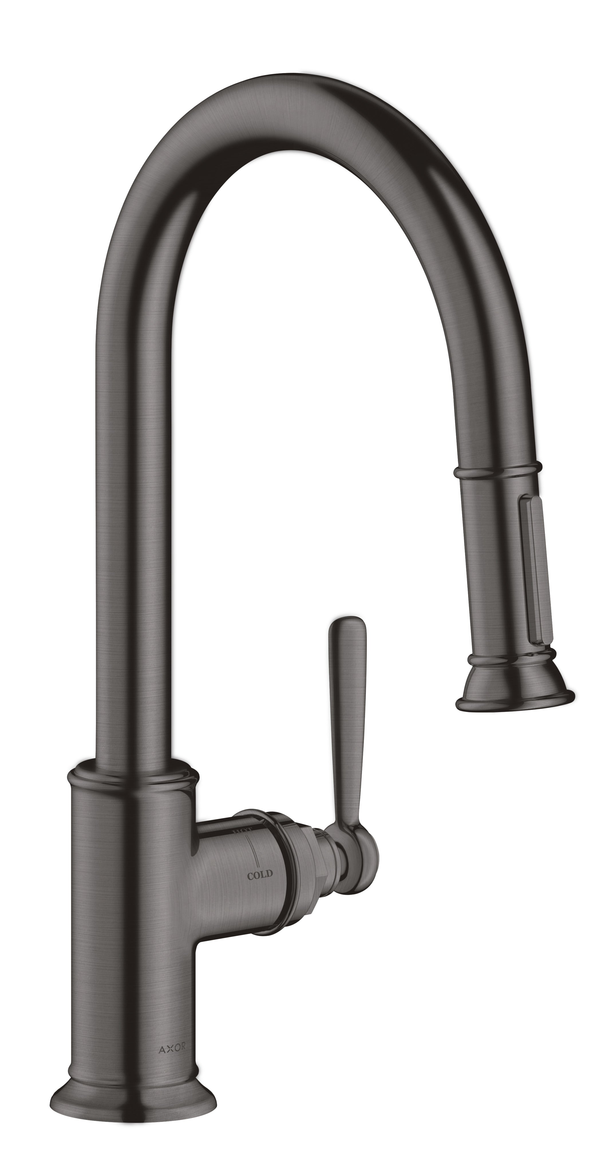 AXOR Montreux Single lever kitchen mixer 180 with pull-out spray