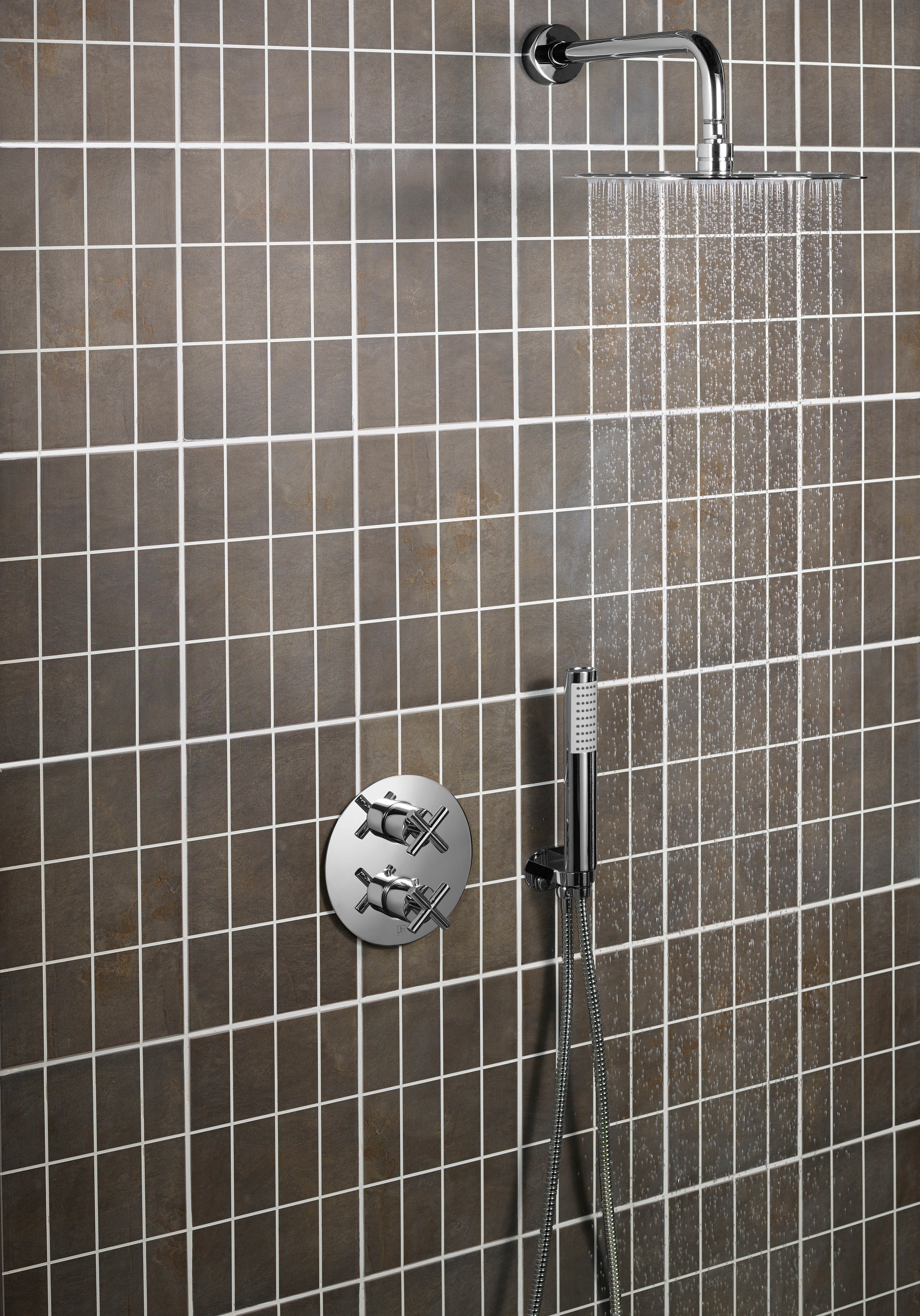 SOLEX THERMOSTATIC CONCEALED 2 OUTLET SHOWER VALVE