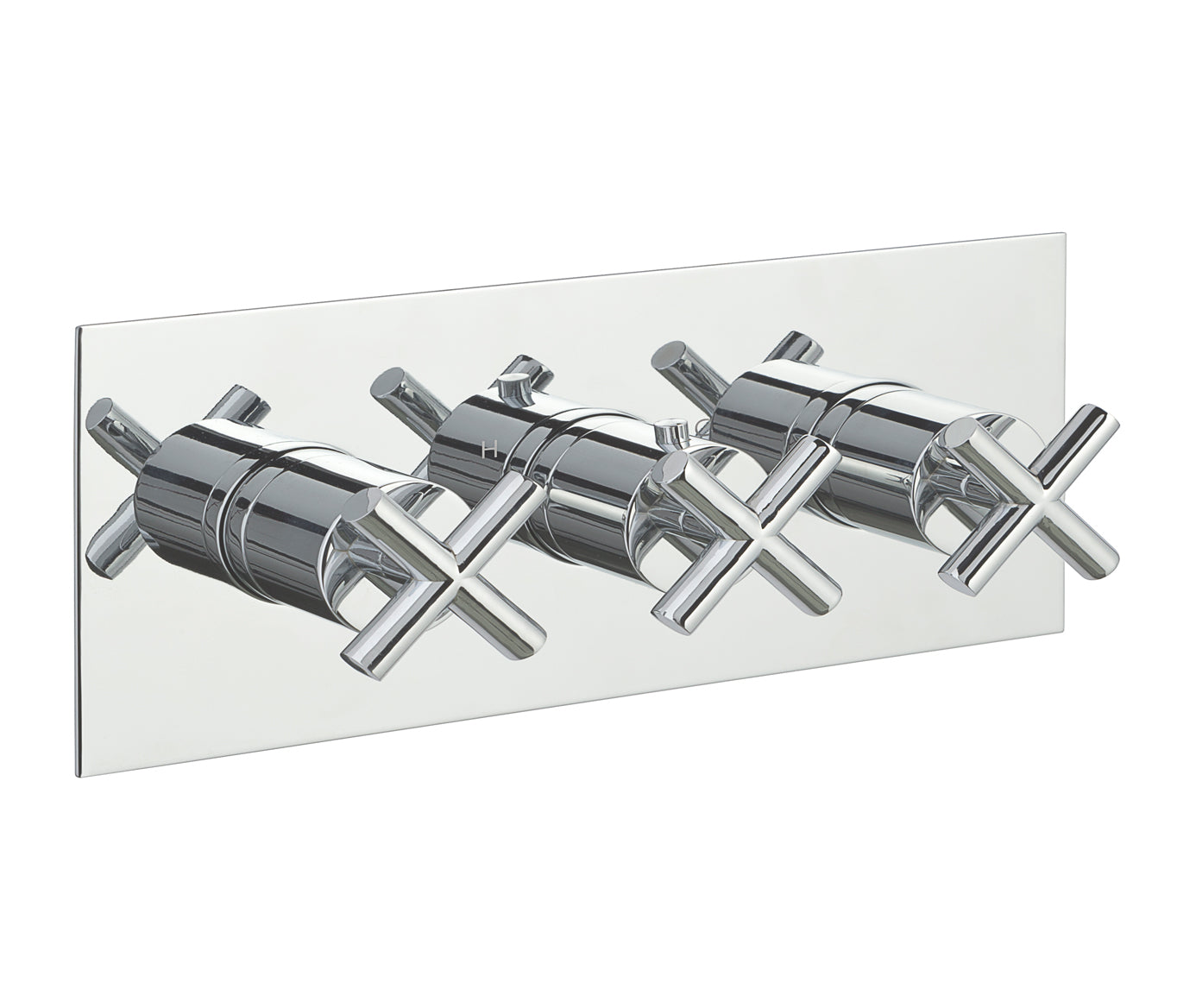 SOLEX THERMOSTATIC CONCEALED 2 OUTLET SHOWER VALVE HORIZONTAL