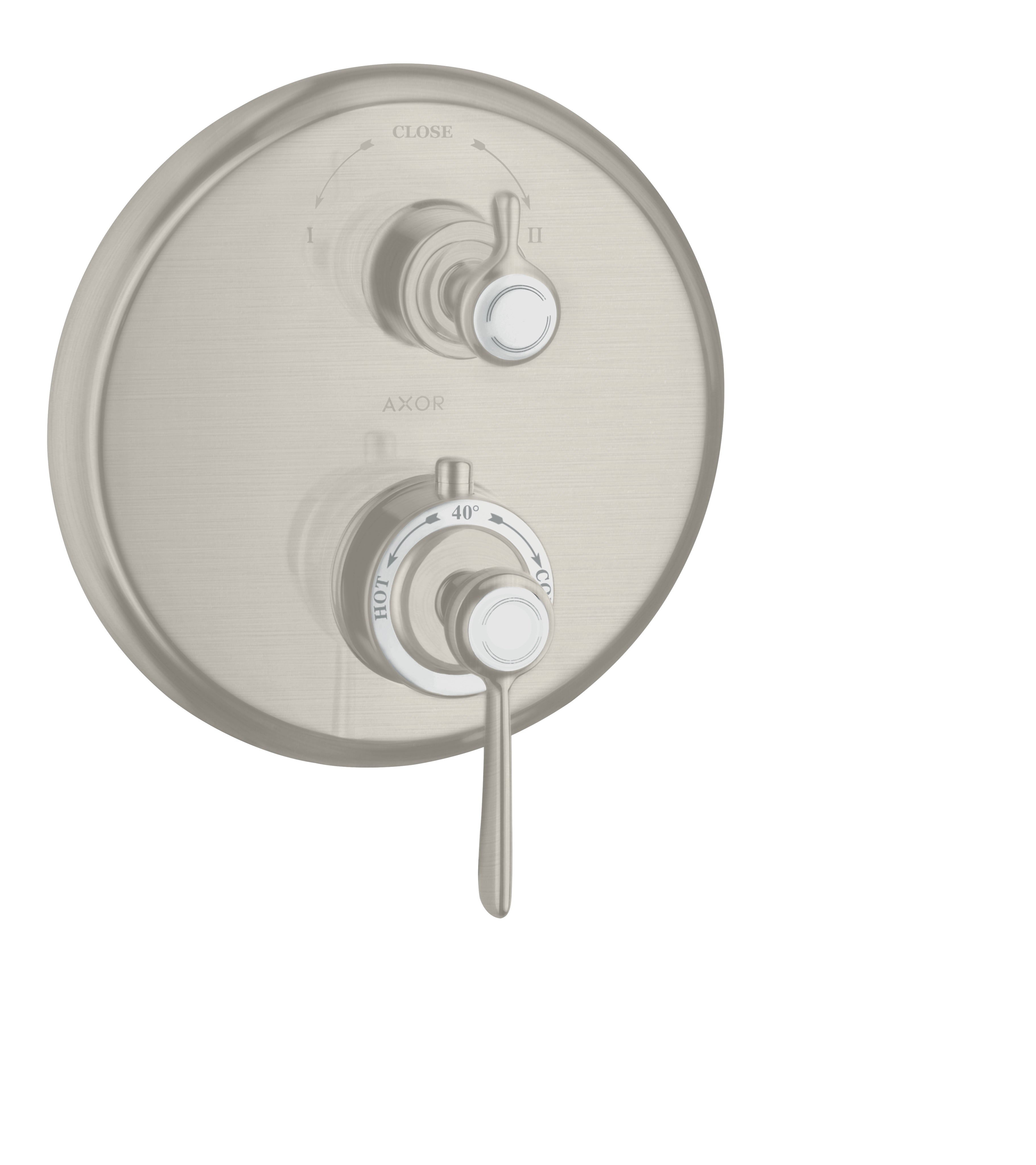 AXOR Montreux Thermostatic mixer for concealed installation with lever landle and shut-off / diverter valve