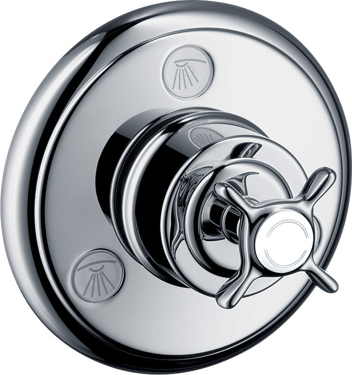 AXOR Montreux Shut-off / diverter valve Trio / Quattro finish set
