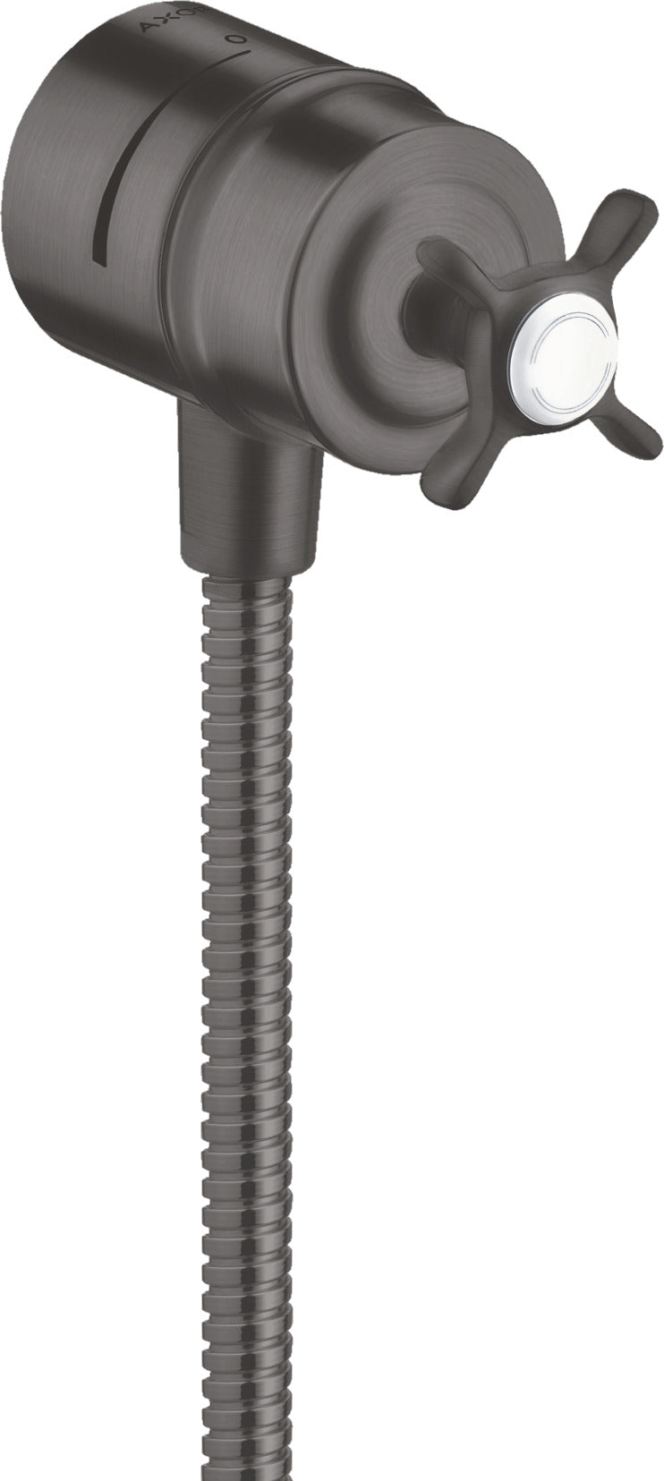 AXOR Montreux Wall outlet stop with non-return valve, shut-off valve and cross handle