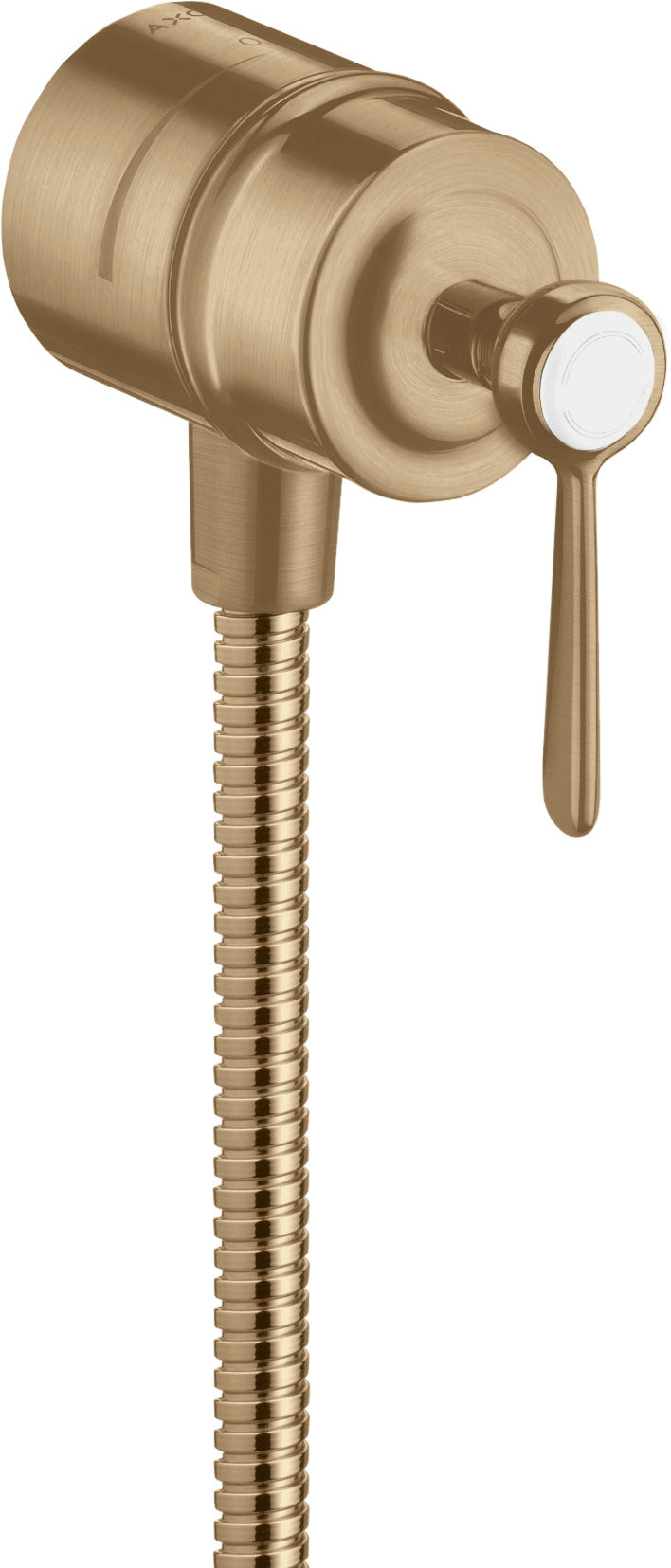 AXOR Montreux Wall outlet stop with non-return valve, shut-off valve and lever handle