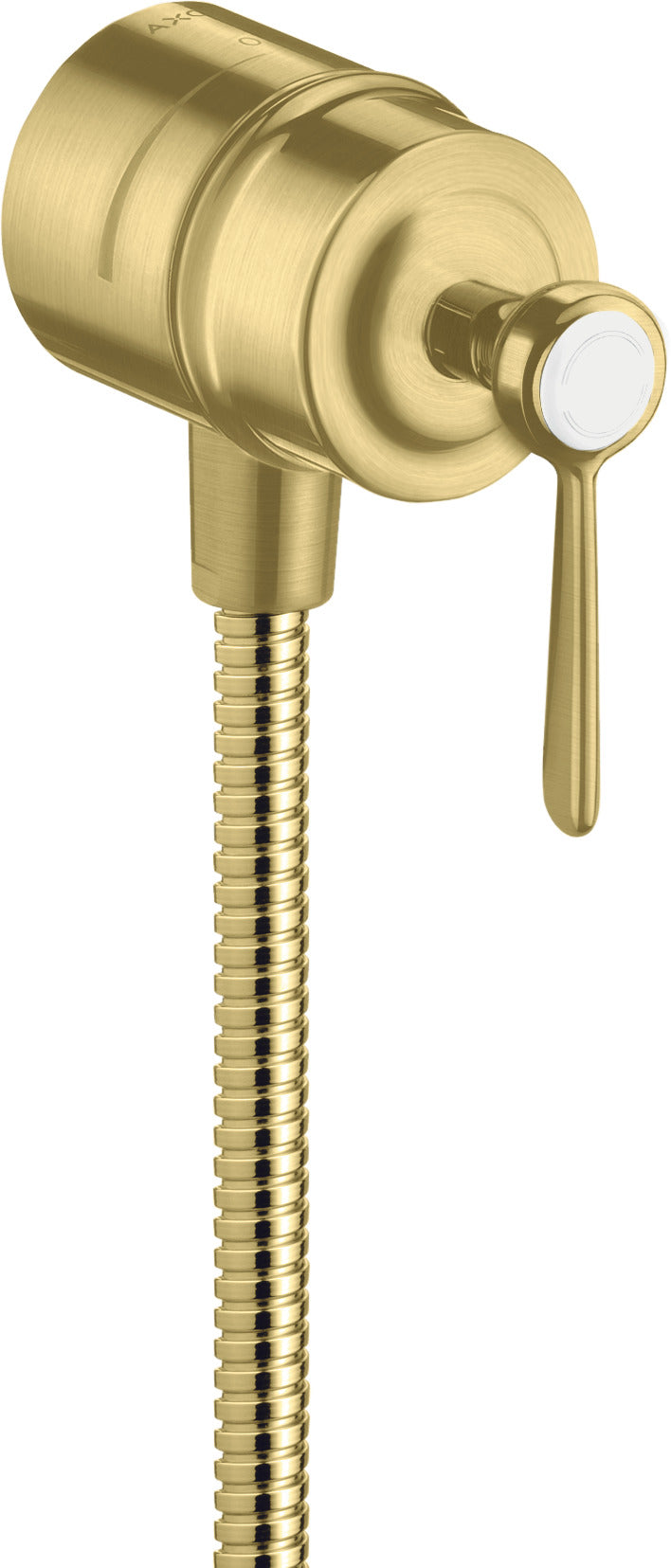 AXOR Montreux Wall outlet stop with non-return valve, shut-off valve and lever handle