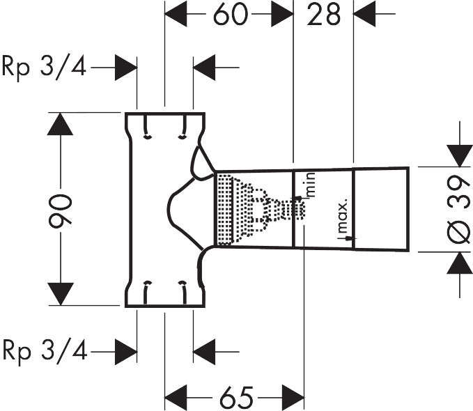 Basic set ¾" with spindle, 130 l/min