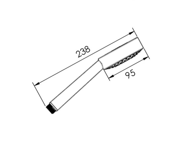 TENSOR 95 - Easy Clean Shower Head