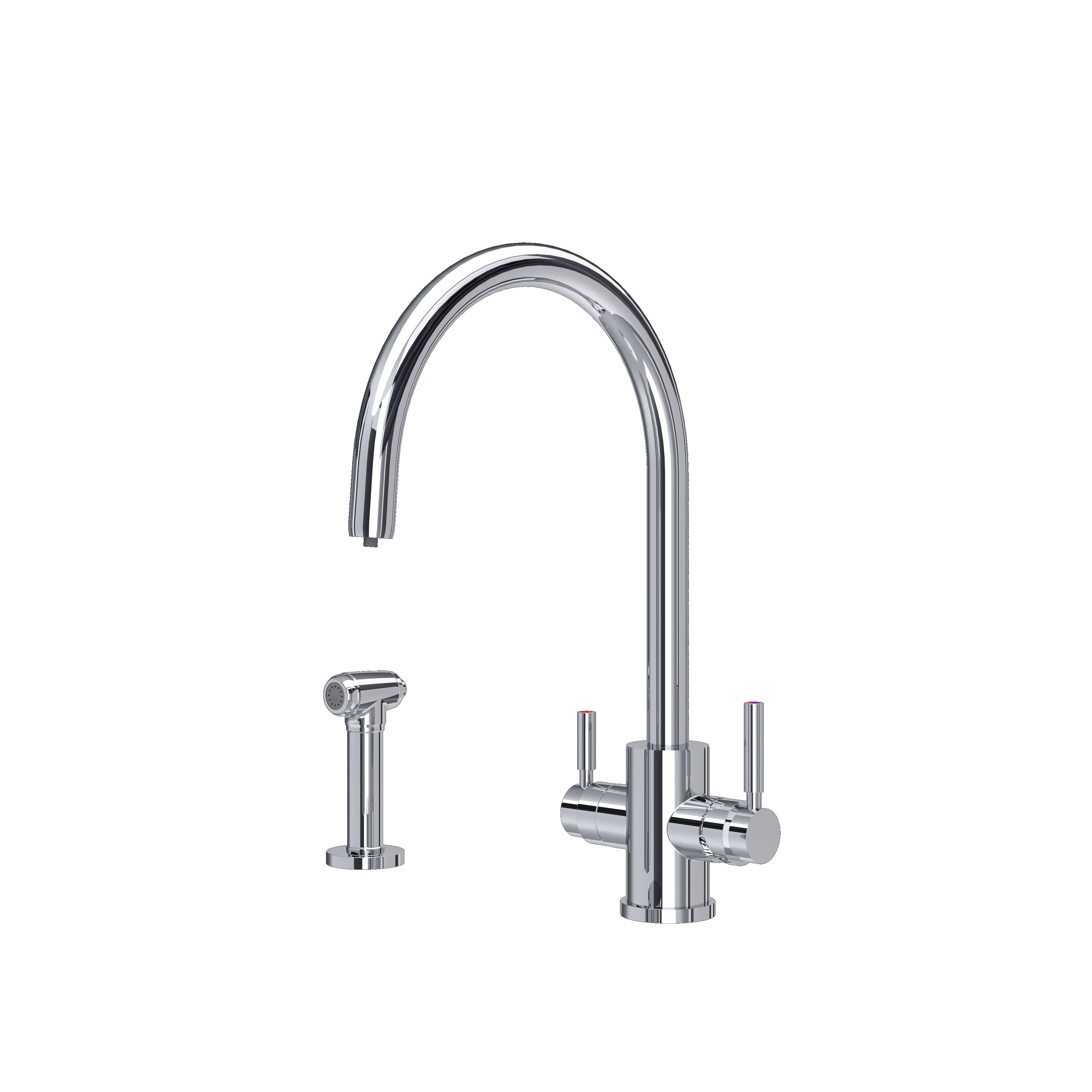 THE JULIET COLLECTION 3-in-1 instant hot water tap with rinse
