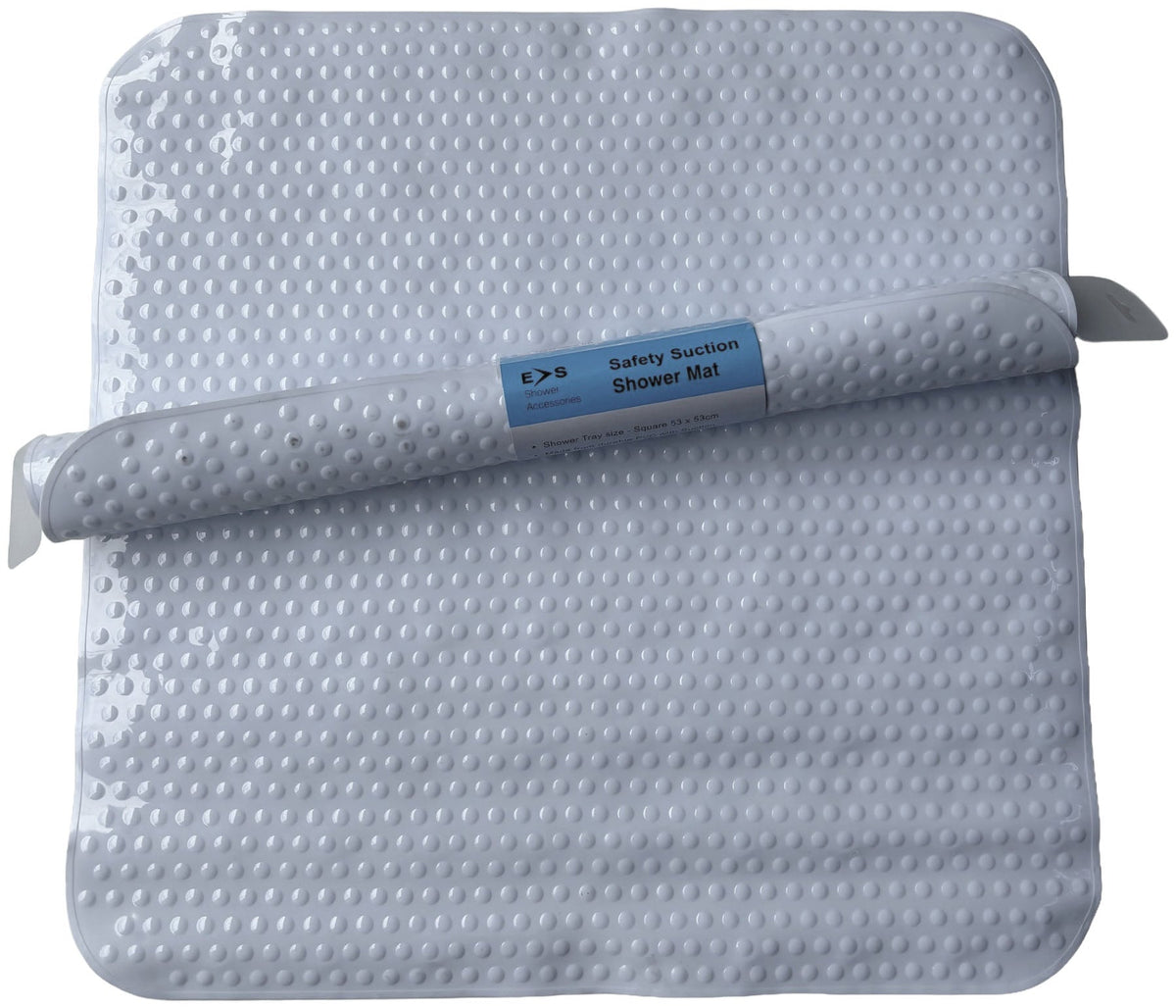 Euroshowers suction mats - PVC - 53 x 53cm - square - shower