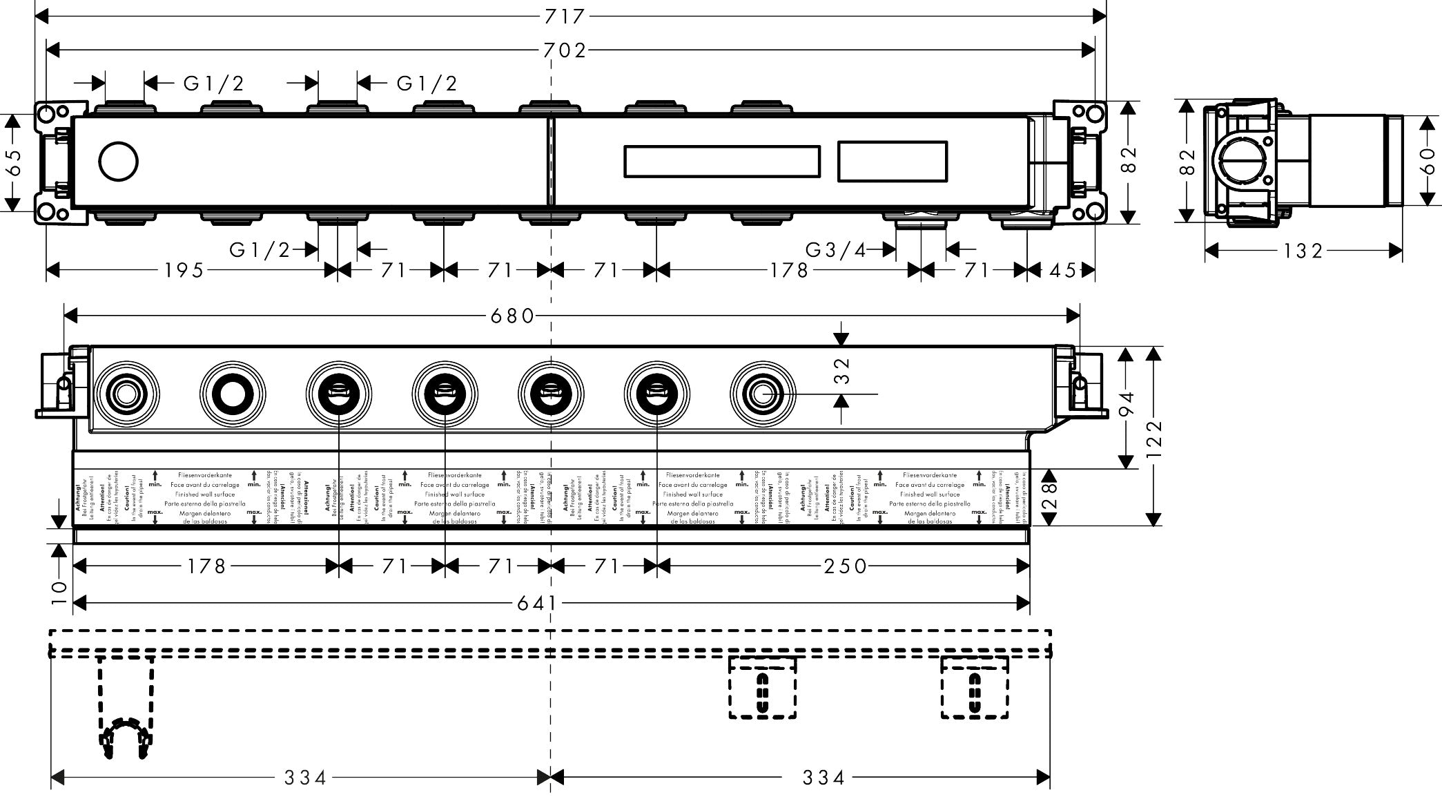 Basic set for thermostat module Select for 5 outlets