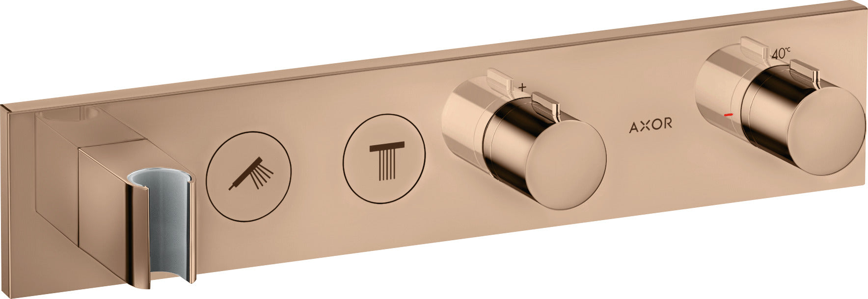 AXOR ShowerSolutions Thermostatic module Select 460/90 for concealed installation for 2 outlets