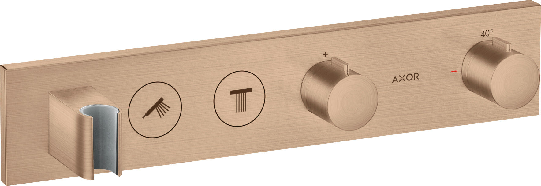 AXOR ShowerSolutions Thermostatic module Select 460/90 for concealed installation for 2 outlets